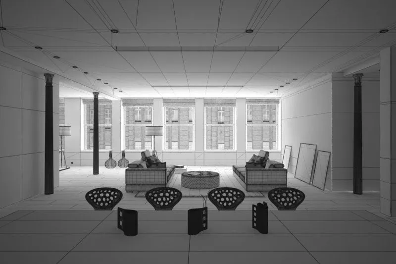Archinteriors C4D vol. 27 (Evermotion 3D Model Scene / Set) for Cinema 4D