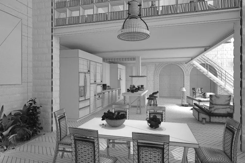 Archinteriors C4D vol. 27 (Evermotion 3D Model Scene / Set) for Cinema 4D