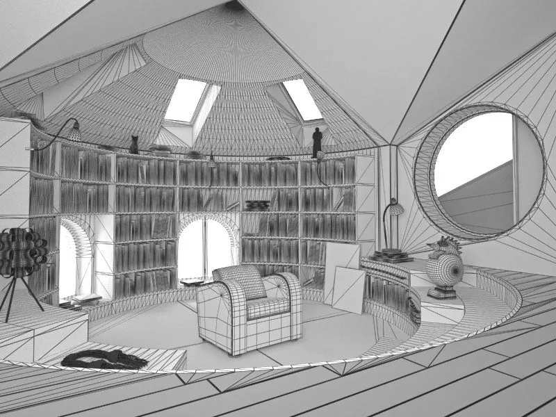 Archinteriors C4D vol. 27 (Evermotion 3D Model Scene / Set) for Cinema 4D