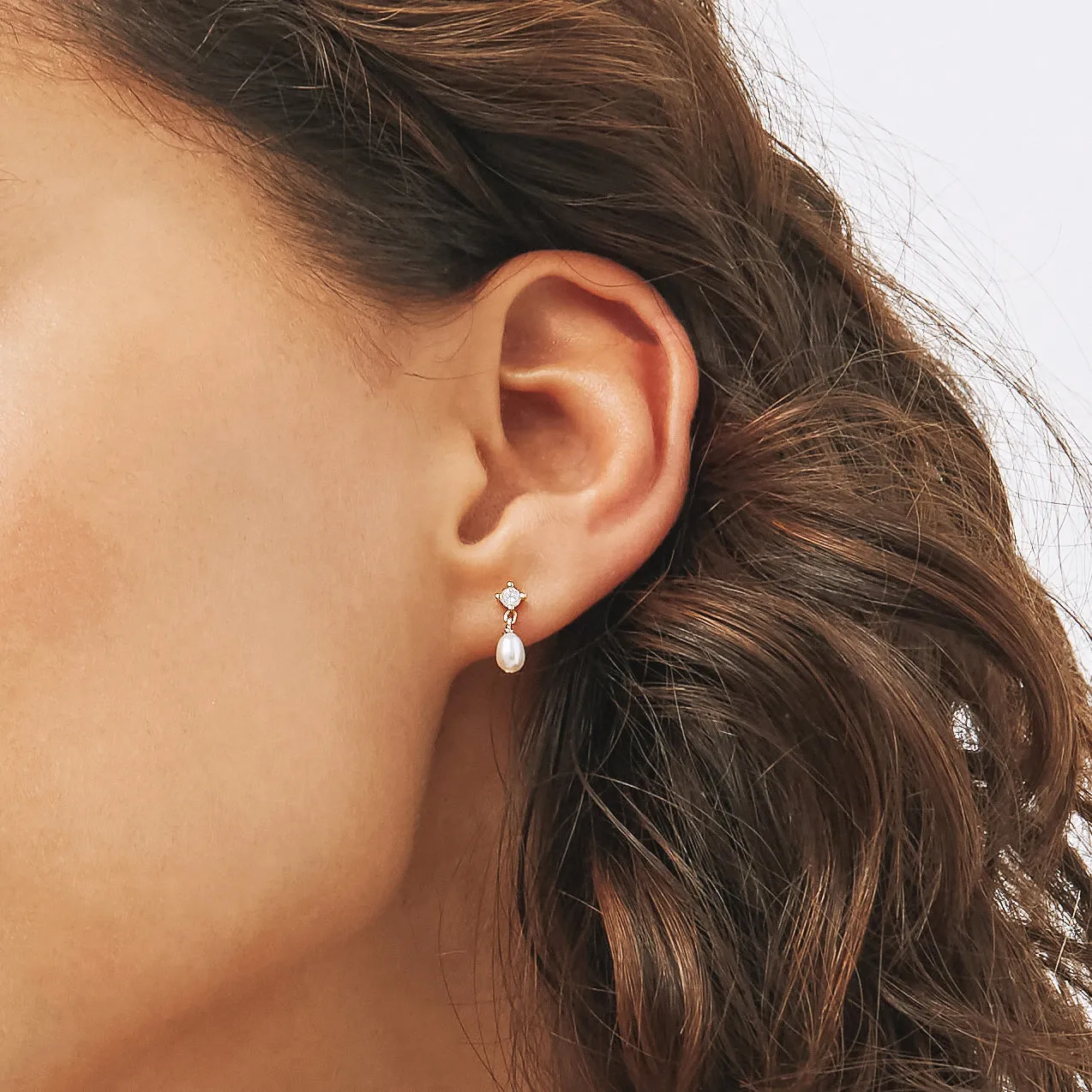 Aspen Mini Drop Earrings - Gold