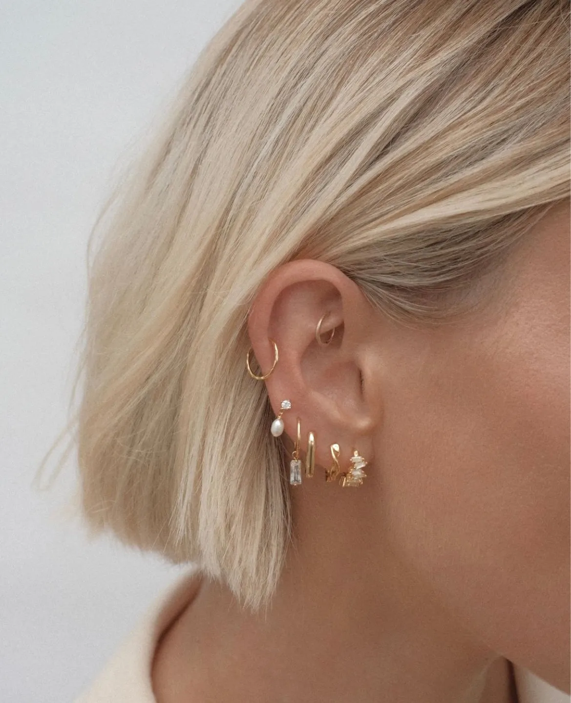 Aspen Mini Drop Earrings - Gold