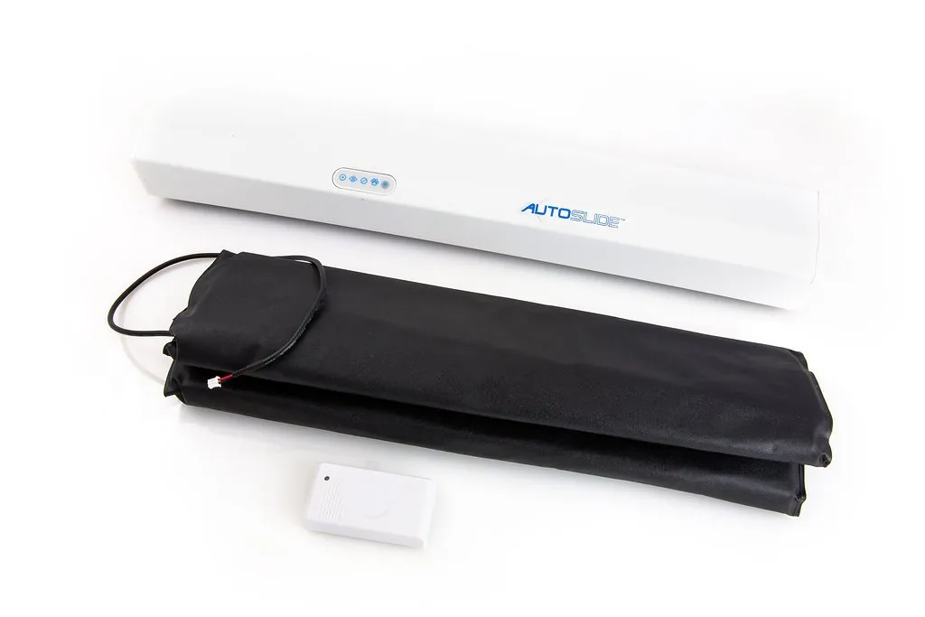 AutoSlide Automatic Sliding Patio Door System - Pressure Activated Electronic Doormat  Pet Door Kit