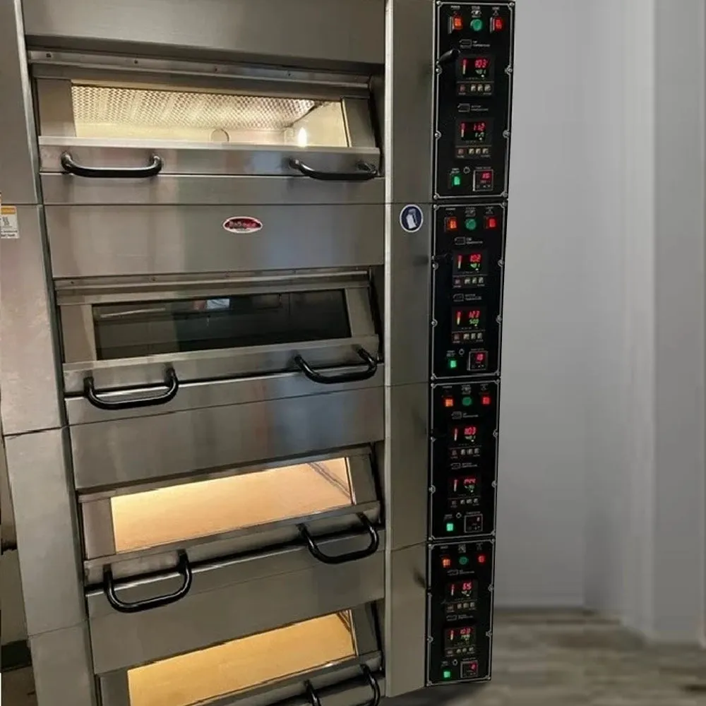 BakeMax BMDDD03 55" Triple Deck Electric Oven, Accommodates (6) 18" X 26" Pans, 220/60/1