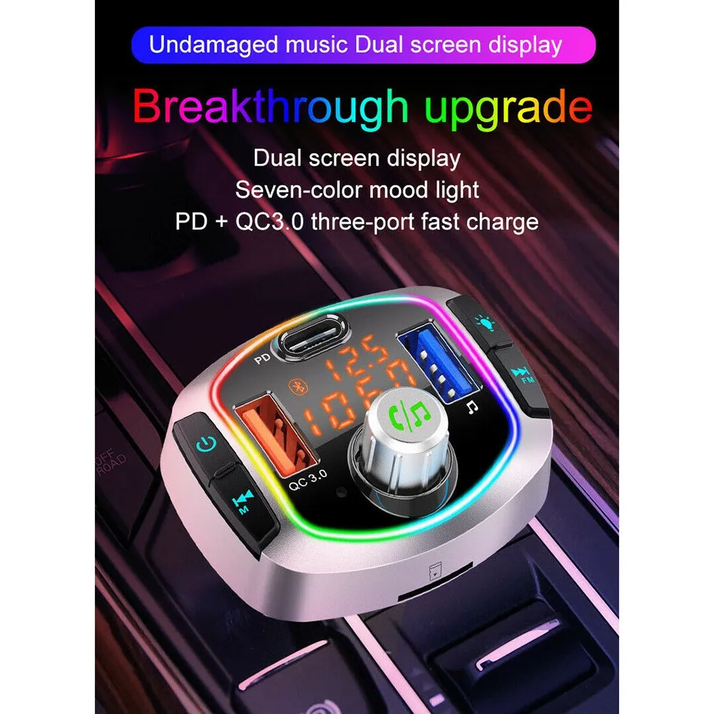 Bc63 Car Bluetooth-compatible V5.0 Mp3 Player 12v~24v Car Charger