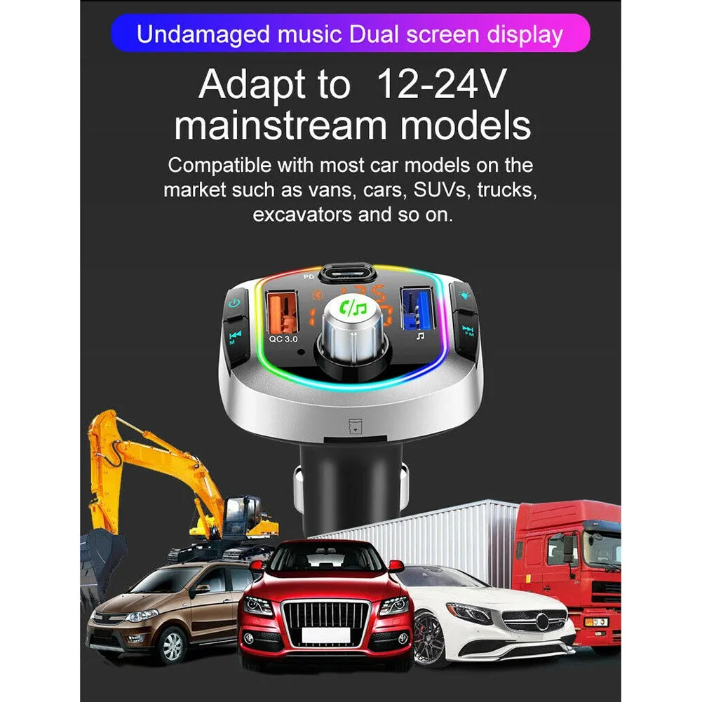 Bc63 Car Bluetooth-compatible V5.0 Mp3 Player 12v~24v Car Charger