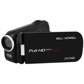 BELL HOWELL DV7HD-BK 16.0-Megapixel Slice II DV7HD Ultraslim 1080p HD Camcorder (Black)