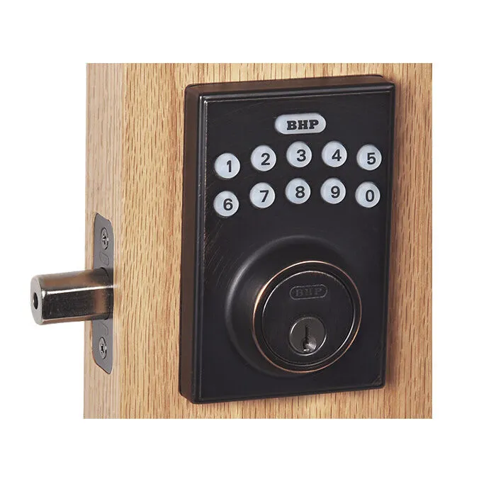 BHP - ELECTRONIC DEADBOLT, DARK BRONZE #EL20611DB