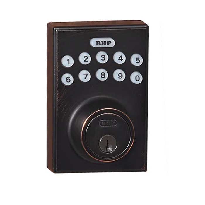 BHP - ELECTRONIC DEADBOLT, DARK BRONZE #EL20611DB