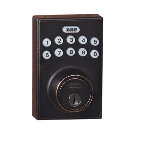 BHP - ELECTRONIC DEADBOLT, DARK BRONZE #EL20611DB