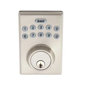 BHP - ELECTRONIC DEADBOLT, SATIN NICKEL #EL20615SN