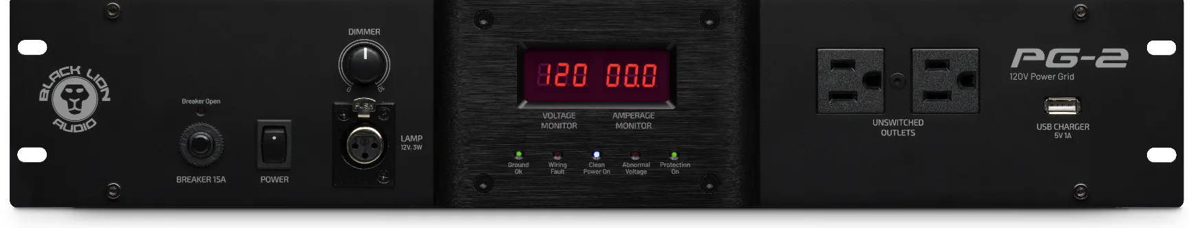 Black Lion Audio PG-2 14-Outlet Rackmount Power Conditioner and Surge Protector