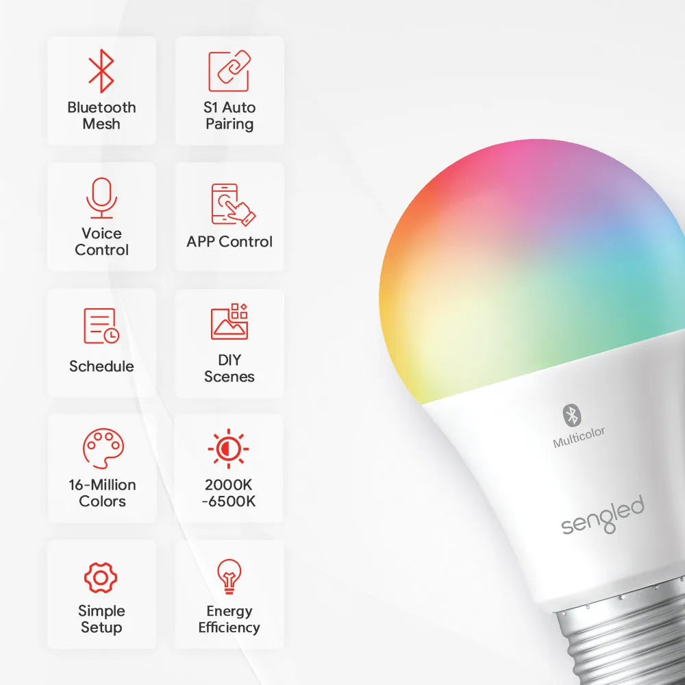Bluetooth Mesh Color A19/E26