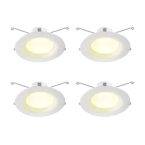 Bluetooth Recessed Ceiling Light 2700K 4 Packs