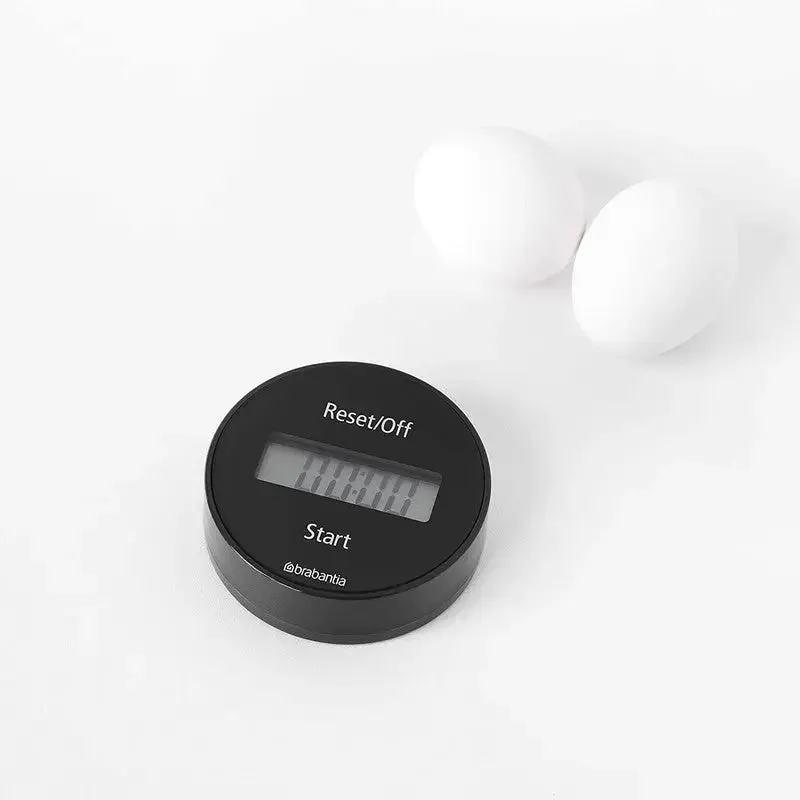 Brabantia Tasty  Magnetic Kitchen Timer - Dark Grey