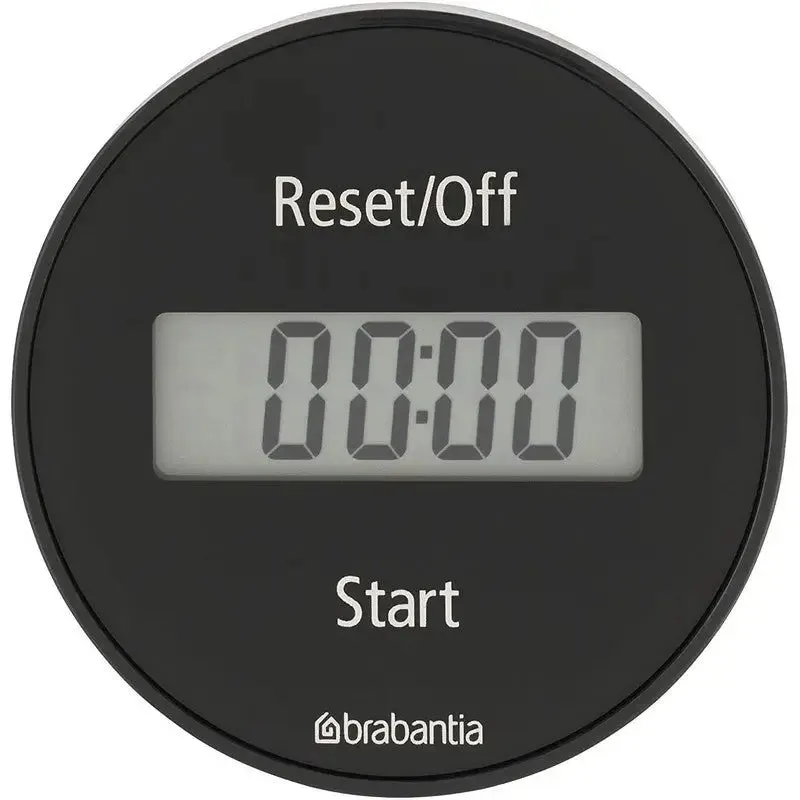 Brabantia Tasty  Magnetic Kitchen Timer - Dark Grey