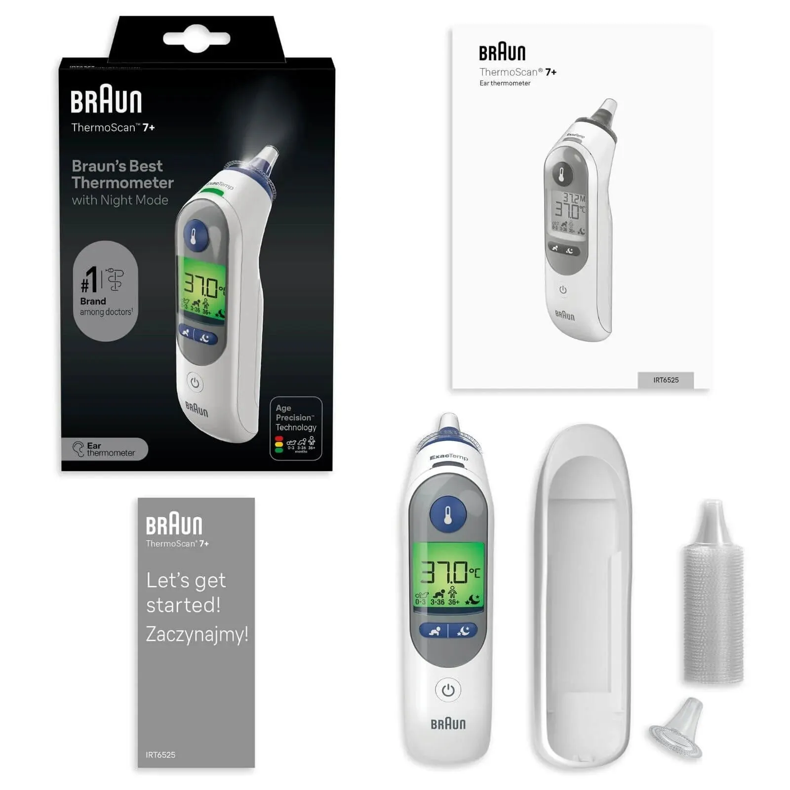 Braun IRT6525 ThermoScan 7  Ear Thermometer