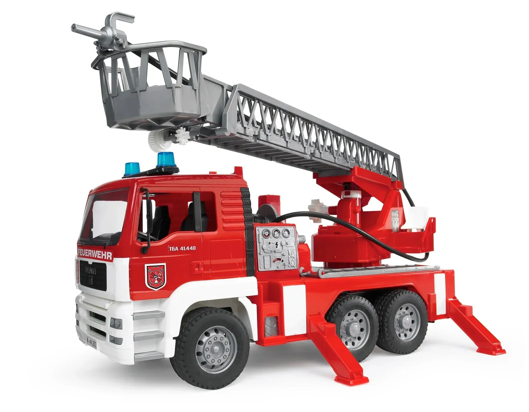 Bruder 02771 MAN Fire Engine w/ Water Pump and Light & Sound Module 18.5 x 6.9 x 9.5 inch