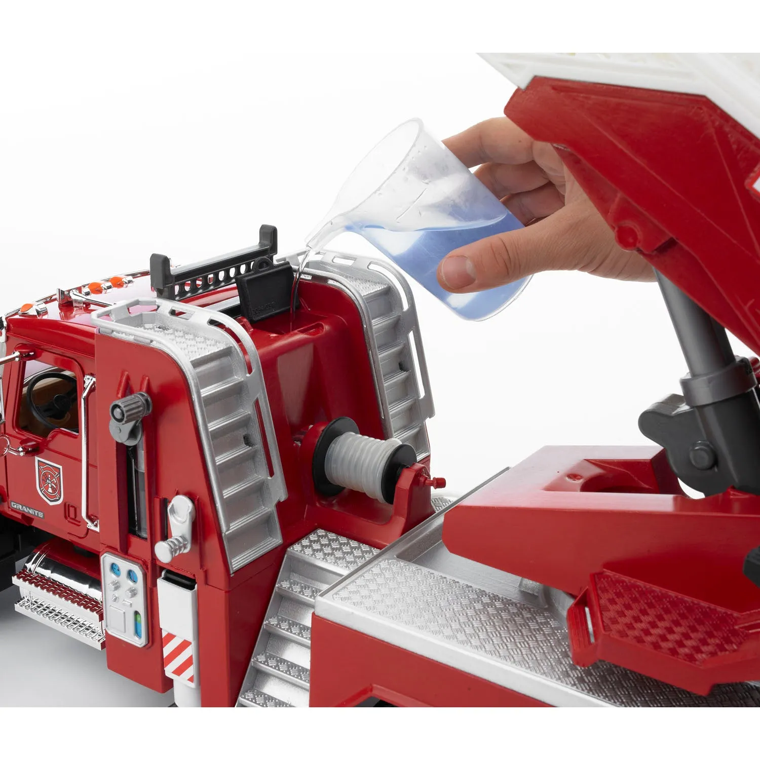 Bruder MACK Granite Fire Engine with Water Pump, 02821