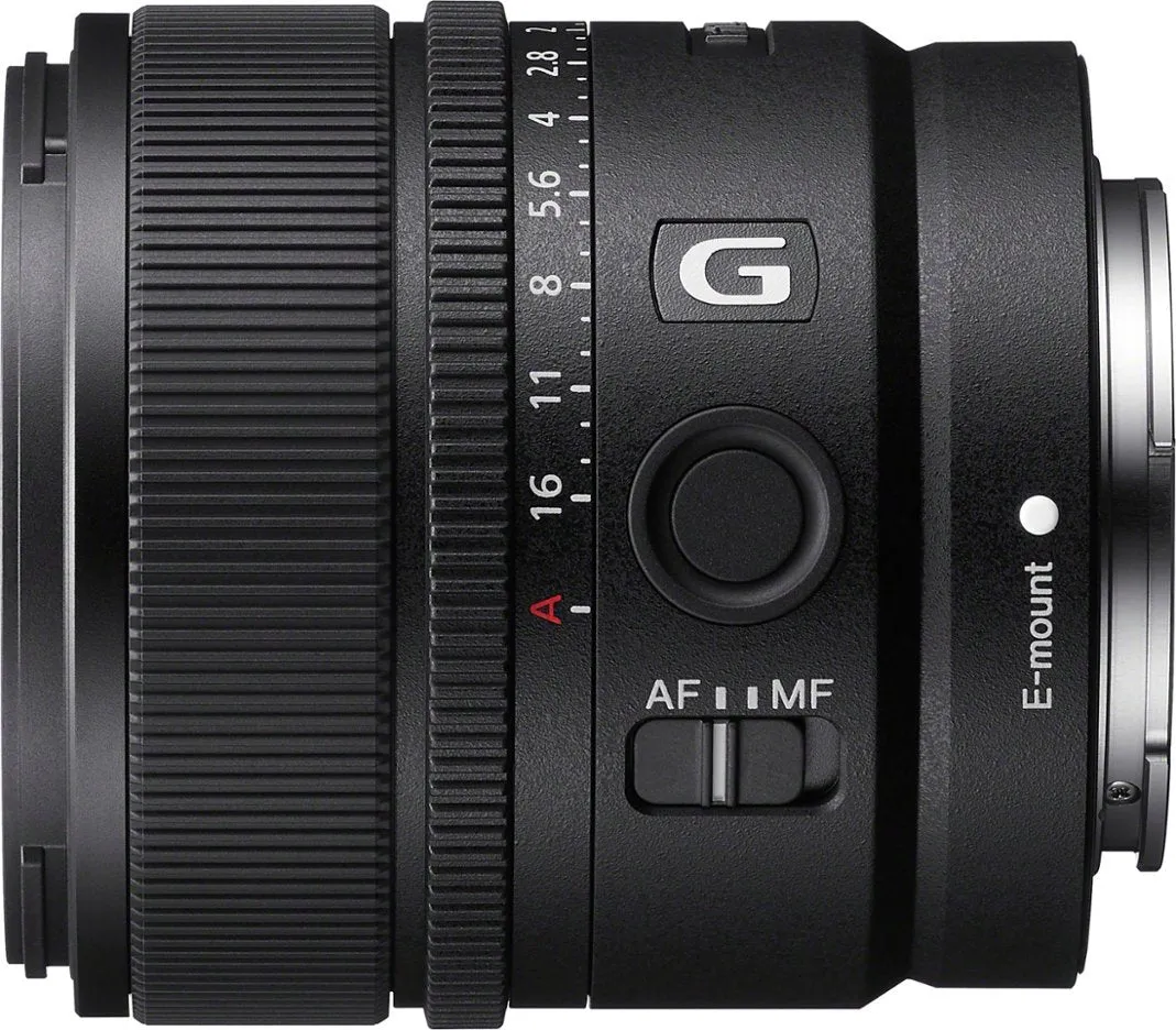 Certified Refurbished Sony E 15mm F1.4 G APS-C Large-Aperture Wide-Angle G Lens in Black