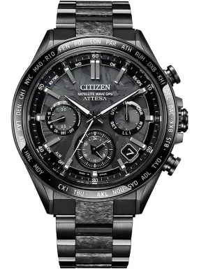 Limited Edition Japanese CITIZEN ATTESA ACT Line HAKUTO-R Super Titanium GPS Watch CC4067-66E