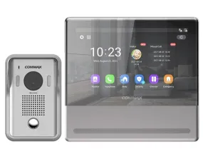 Commax Smart View IP Video Monitor 7" Connectable with PoE Switch   IP Door Bell Camera, CIP-70QPT-W.CIP-D20YS