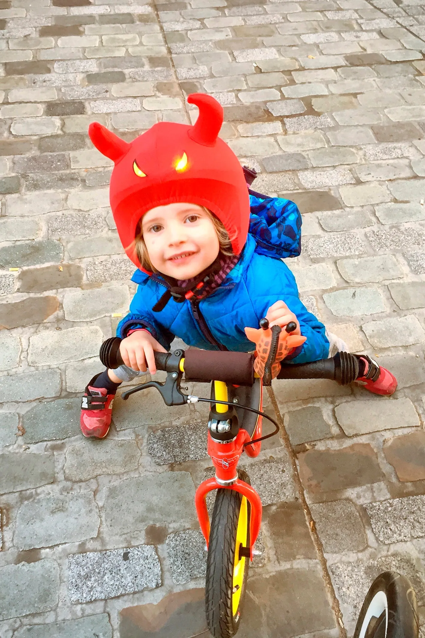 Coolcasc LEDS Helmet Cover Devil