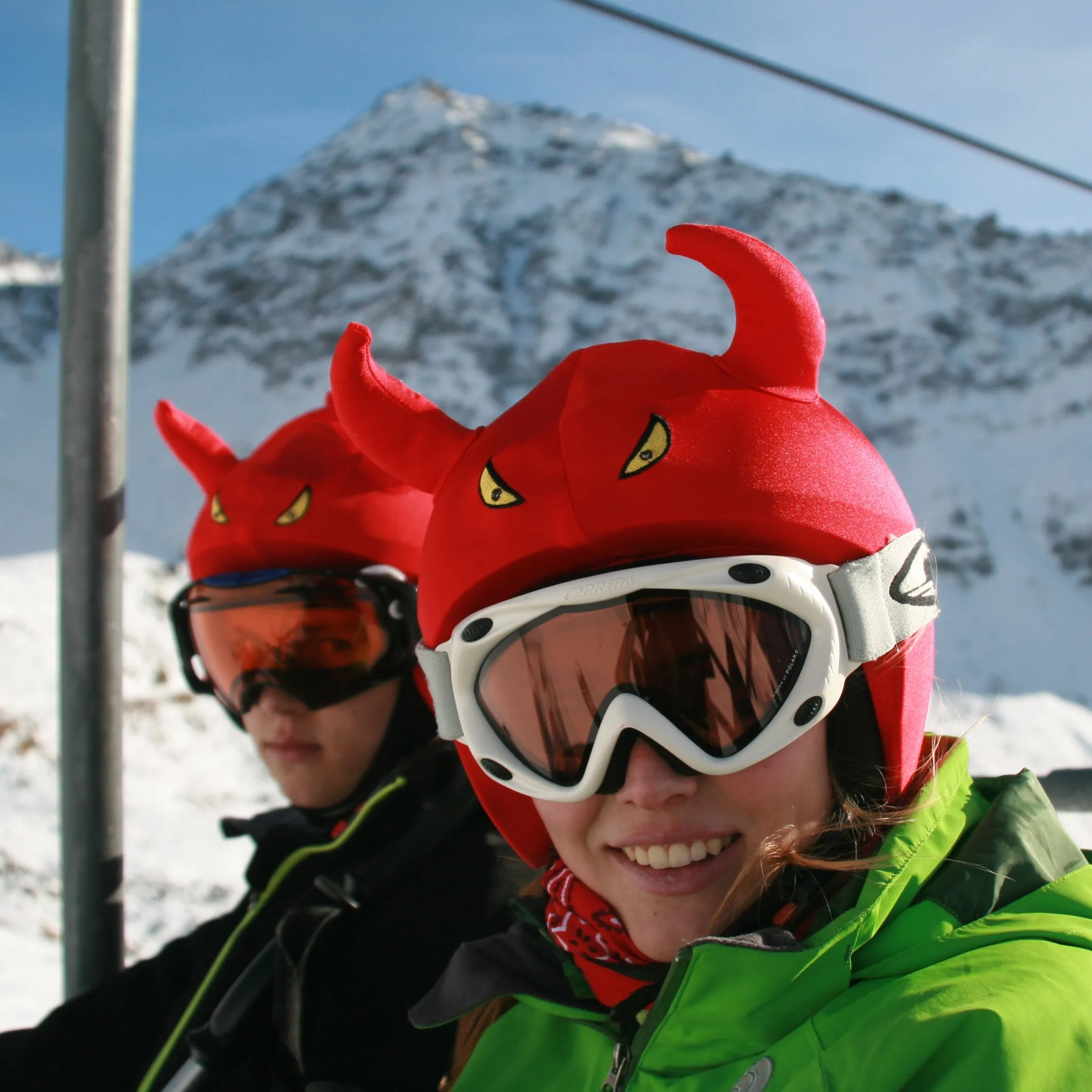 Coolcasc LEDS Helmet Cover Devil
