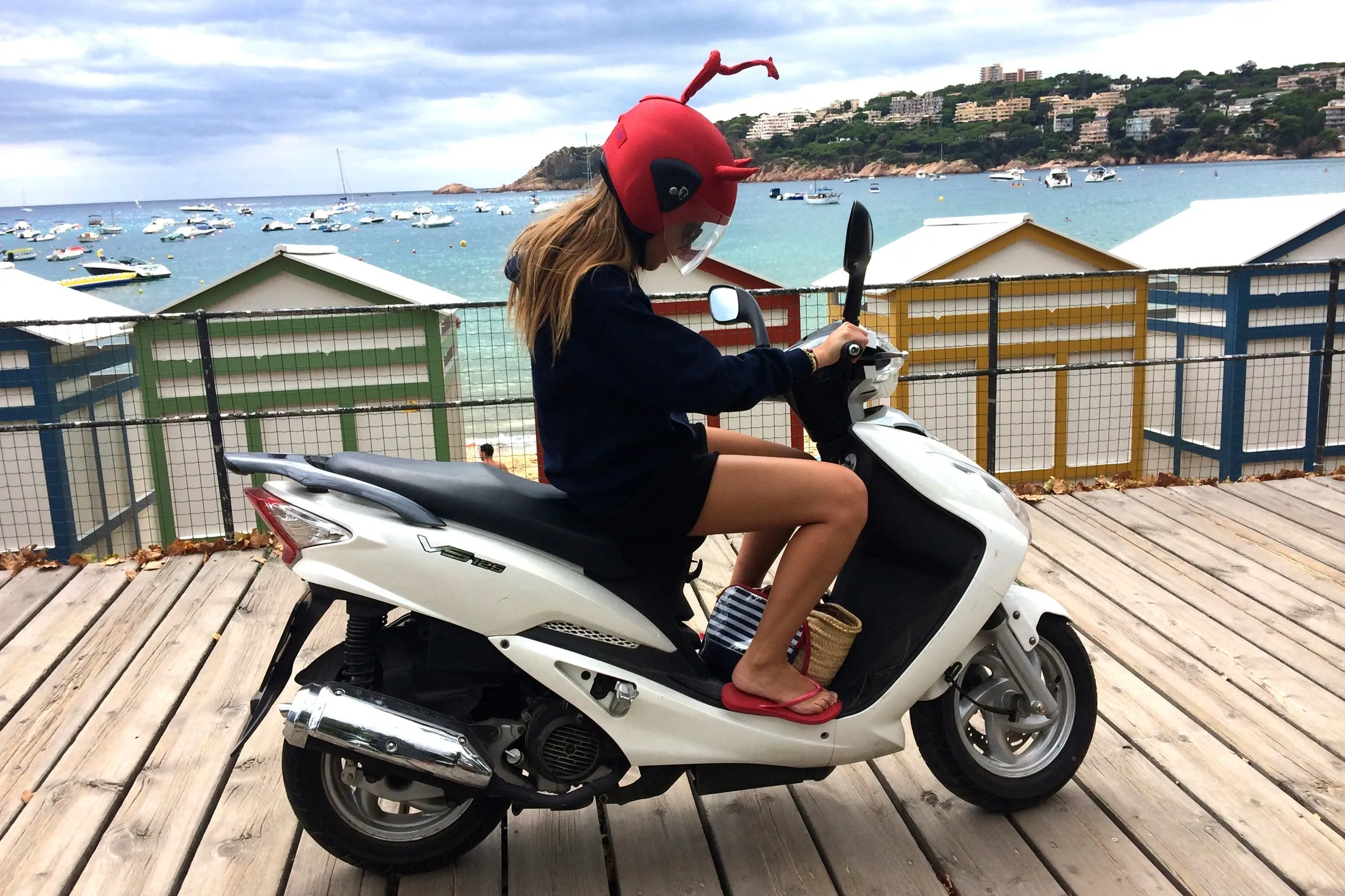 Coolcasc LEDS Helmet Cover Devil