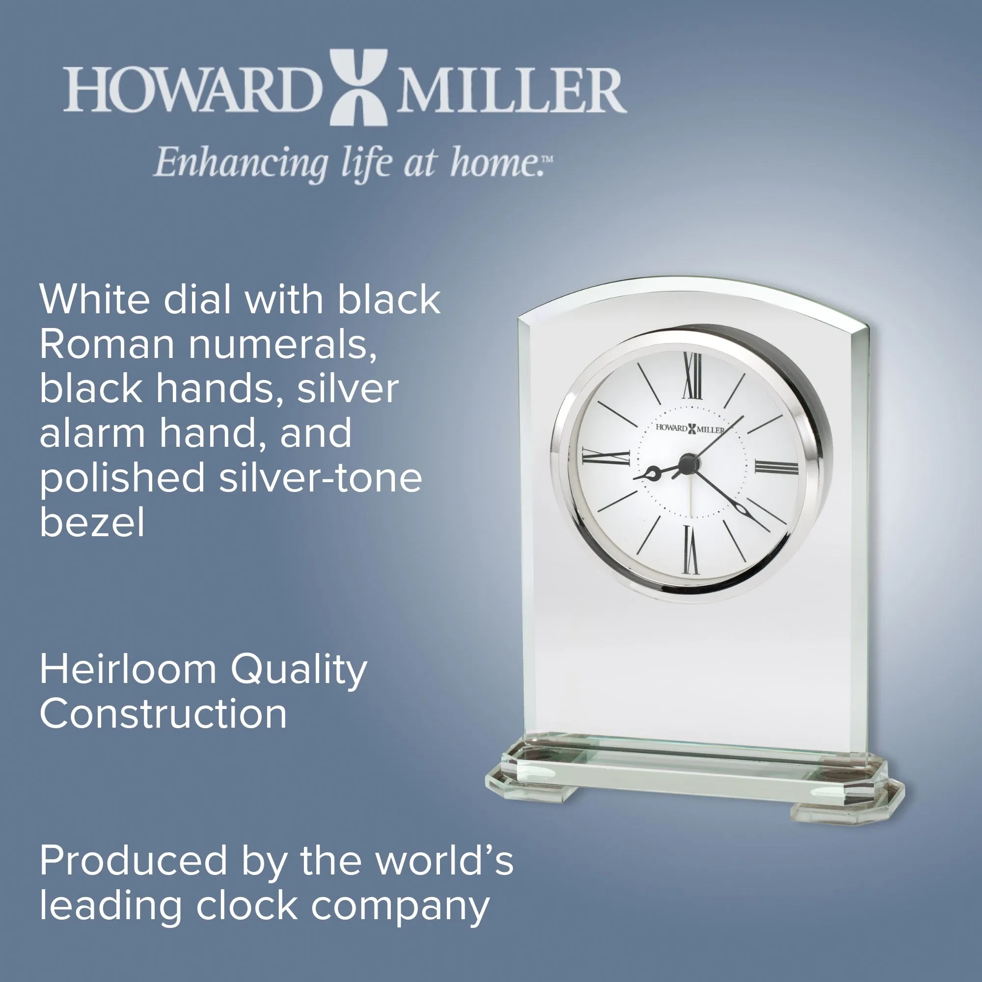 Corsica Tabletop Alarm Clock H 18cm