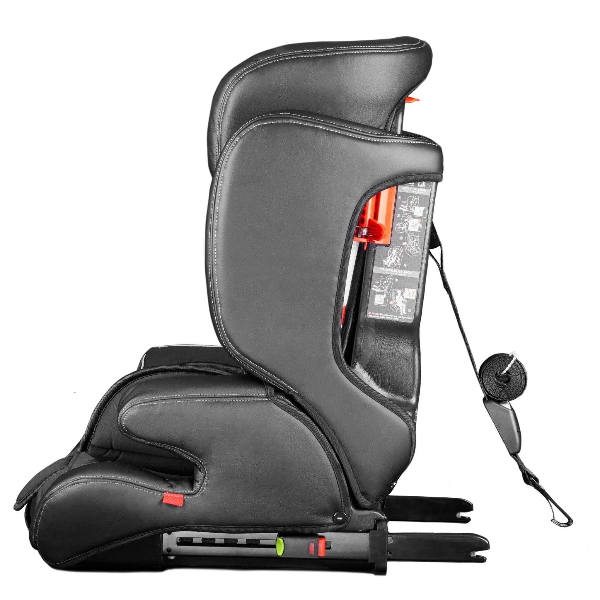 Cozy N Safe Hudson Group 1/2/3 25kg Harness Car Seat in Black