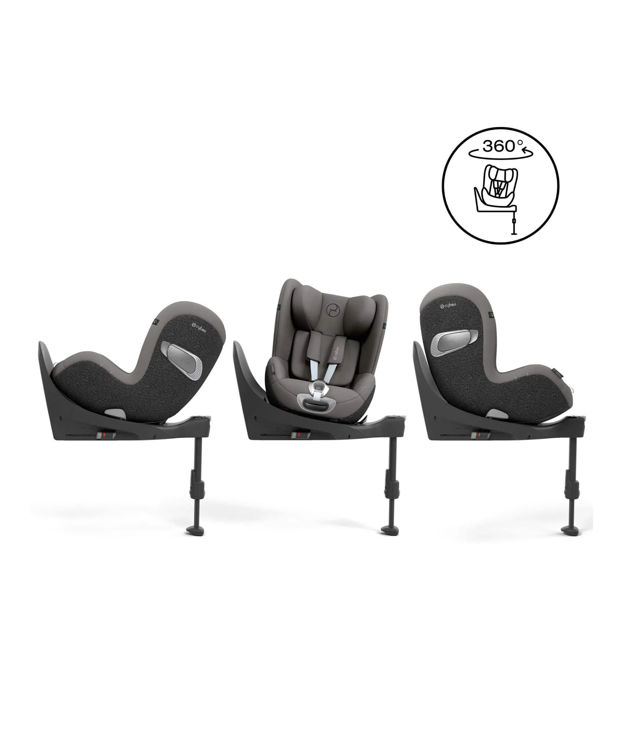 CYBEX Sirona T i-Size 360° Rotating Toddler Car Seat - Mirage Grey