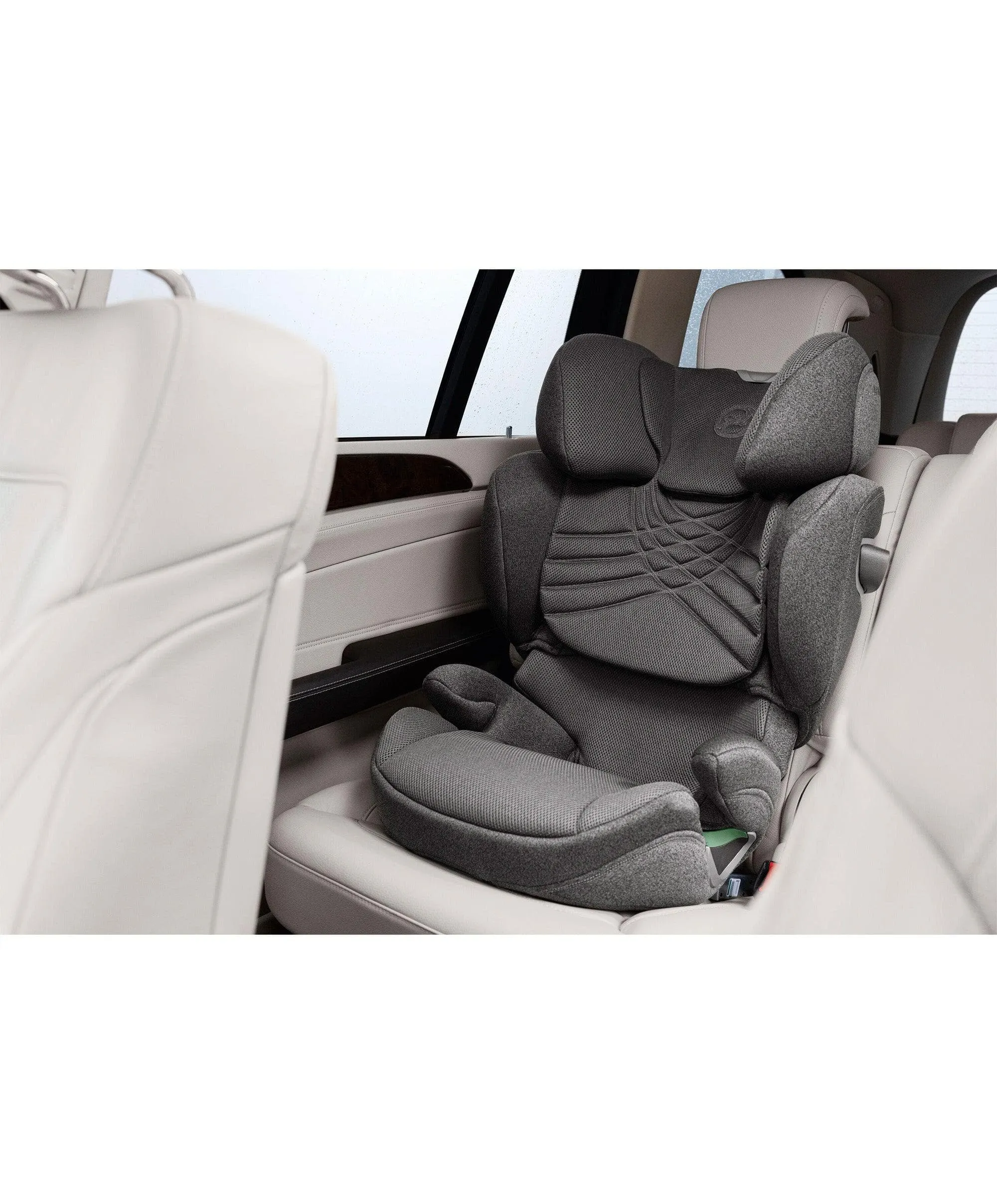 Cybex Solution T i-Fix High-back Booster Car Seat in Moon Black