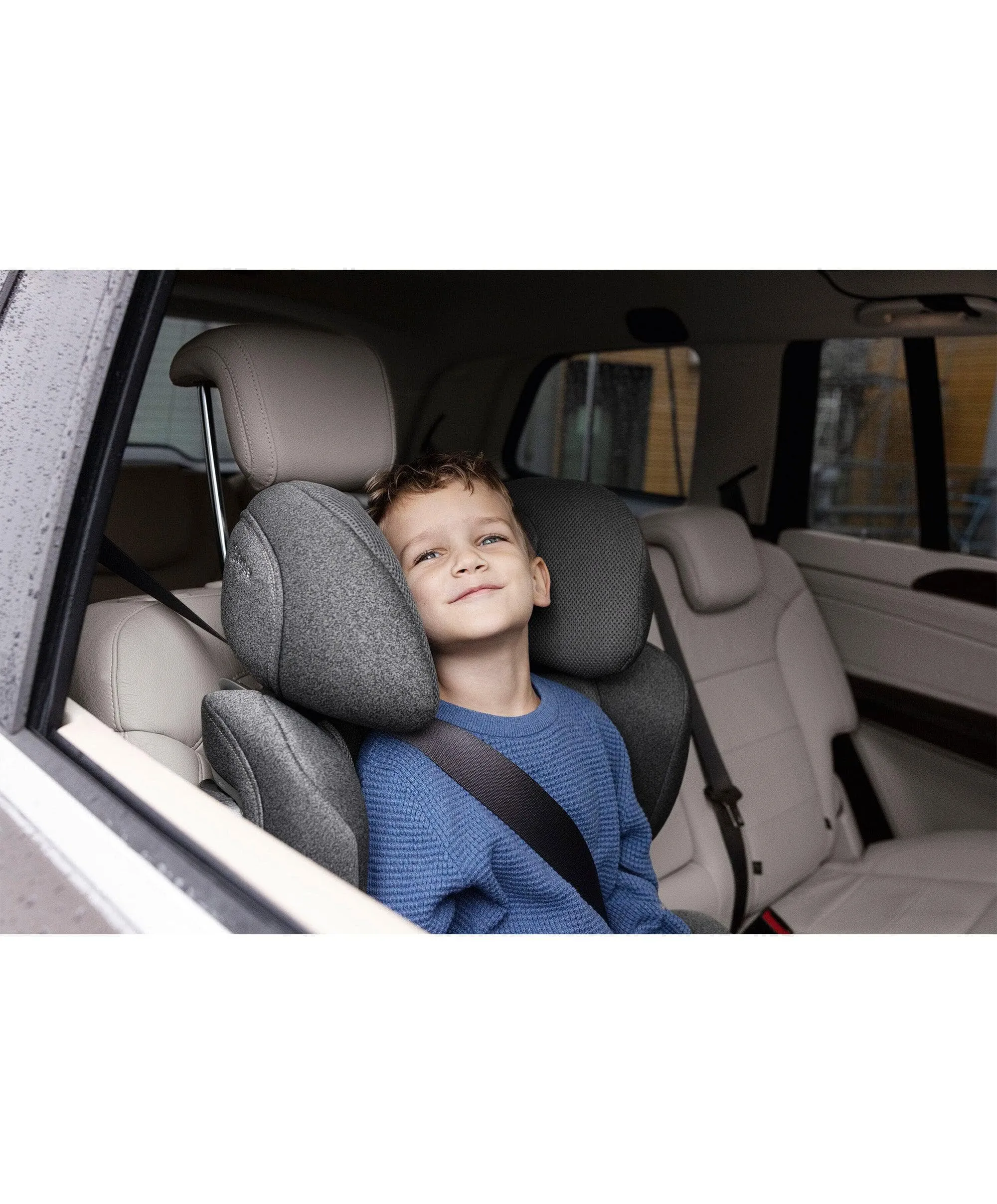 Cybex Solution T i-Fix High-back Booster Car Seat in Moon Black