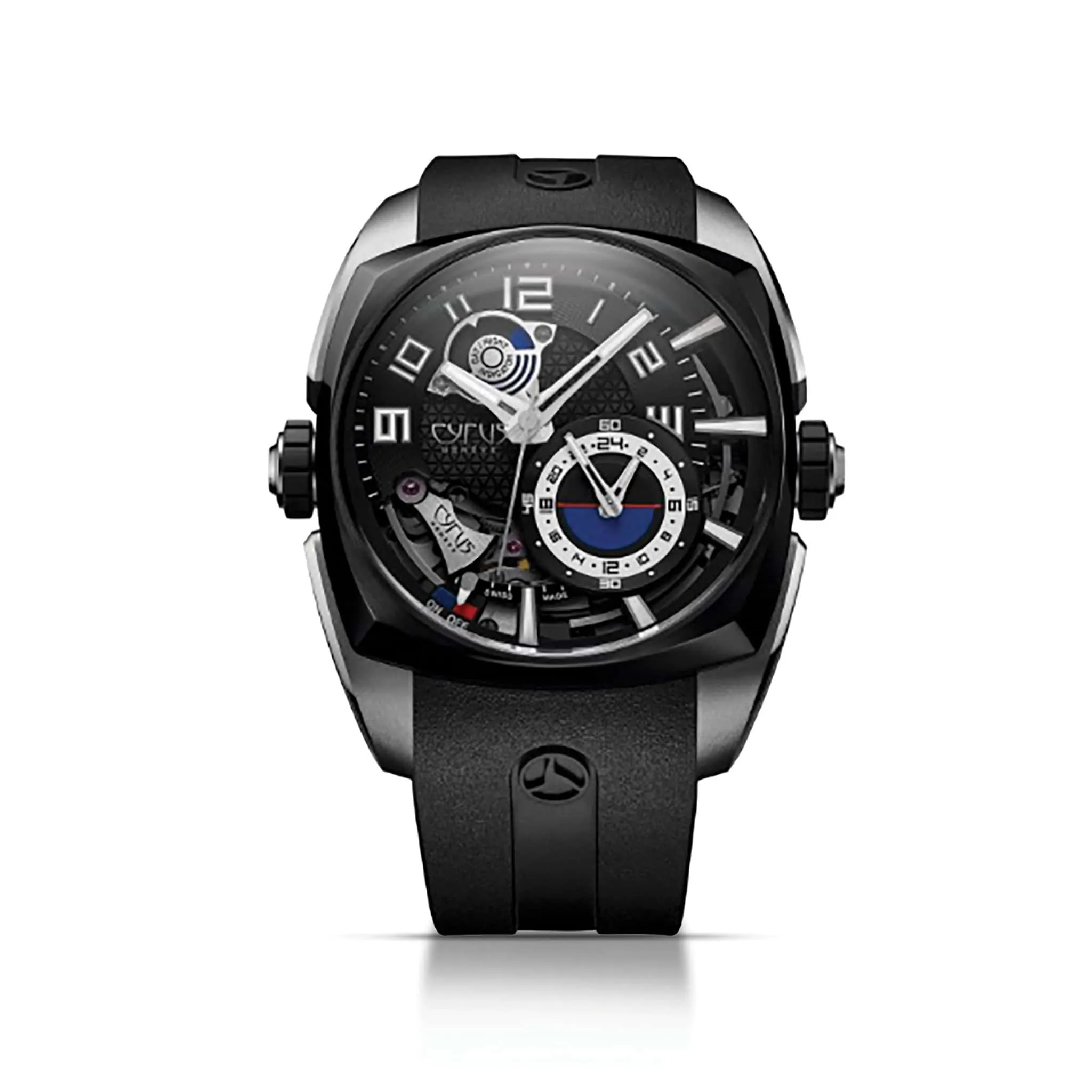 Cyrus Klepcys Alarm Steel and Black DLC Titanium Watch
