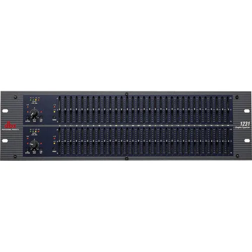 DBX 1231 12 Series - Dual 31 Band Graphic Equalizer
