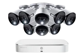 DEAL OF THE DAY! 8-channel DVR System with Eight 2K (5MP) Deterrence Security Cameras