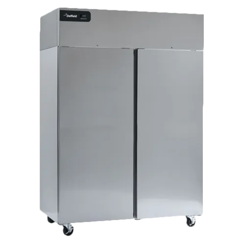 Delfield GBR2P-S 55 1/5" Two Section Reach In Refrigerator, (2) Left/Right Hinge Solid Doors, 115v
