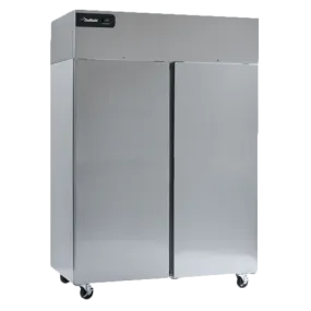 Delfield GBR2P-S 55 1/5" Two Section Reach In Refrigerator, (2) Left/Right Hinge Solid Doors, 115v