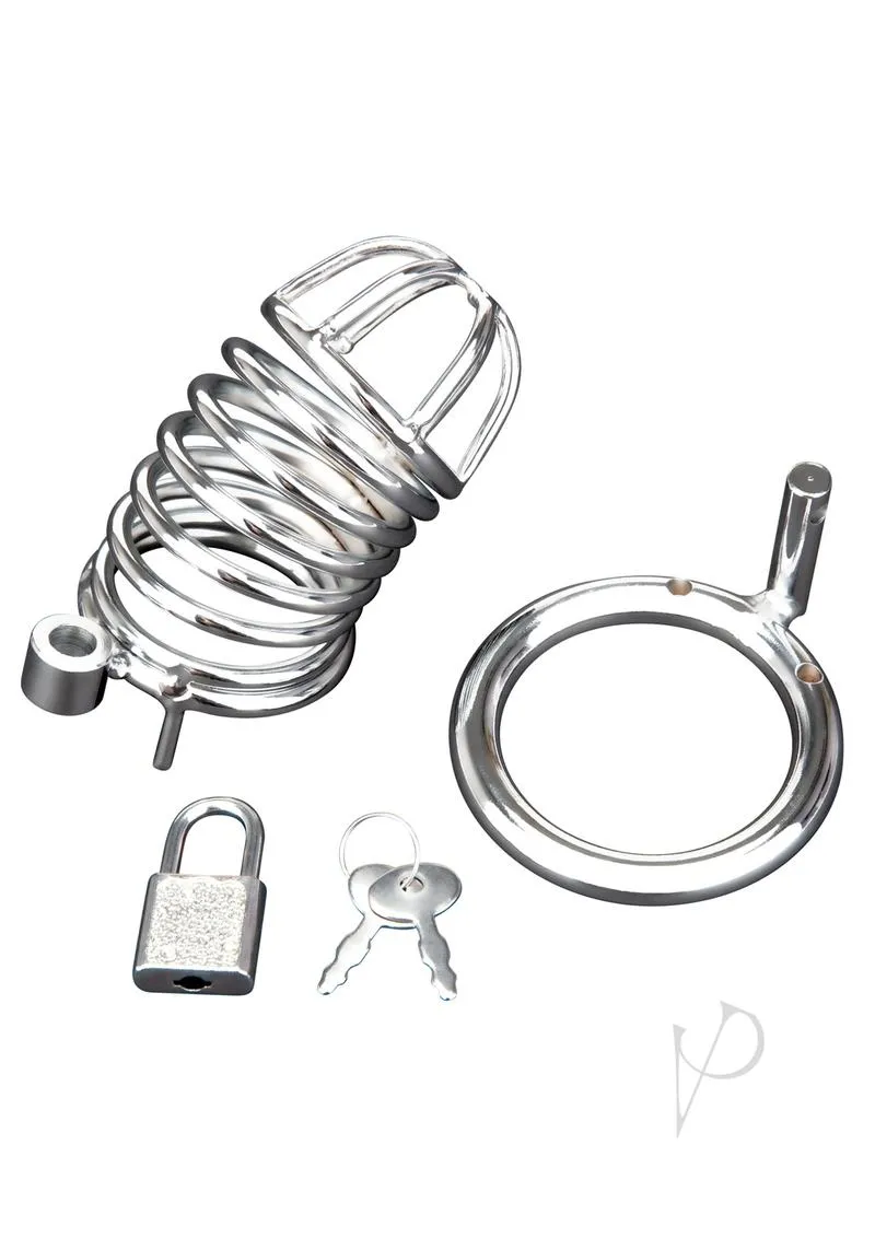Deluxe Chastity Cage Silver