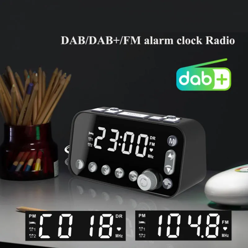 Digital Alarm Clock Radio Dual Alarm