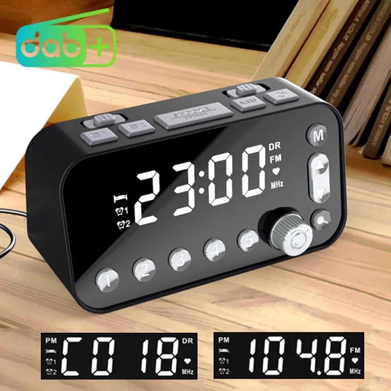 Digital Alarm Clock Radio Dual Alarm
