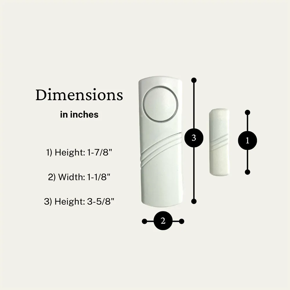 Door or Window Stand-alone Wireless Alarm (Pack of: 1) - H-87001