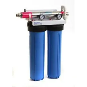 DuPlex 4.5" OD Big Blue Water Filter Housing with UV Disinfection | 20"