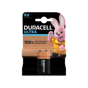 Duracell Ultra 9V PP3 6LR61 Battery | 1 Pack
