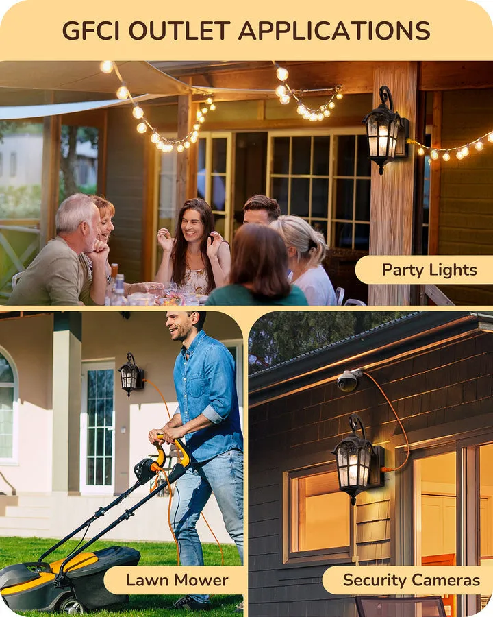 Dusk to Dawn Outdoor Wall Lights-HOWL09R