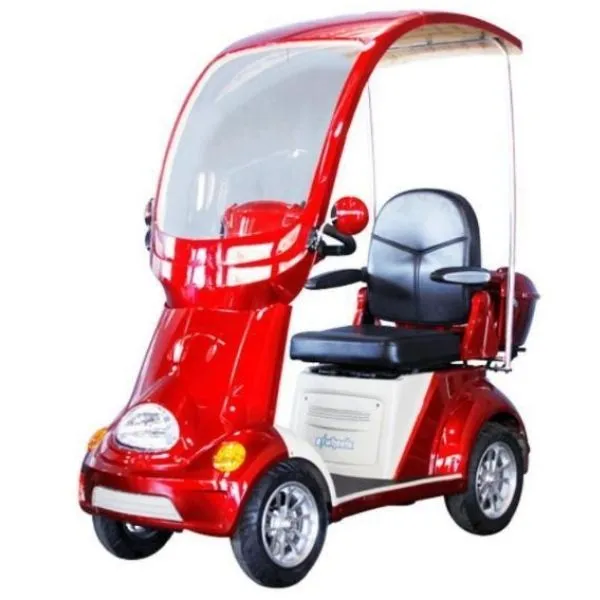 E-Wheels EW-54 4-Wheel Scooter w/Cover & Windshield