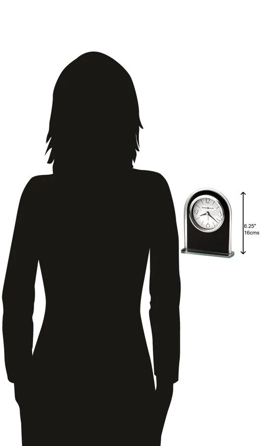Ebony Luster Tabletop Alarm Clock