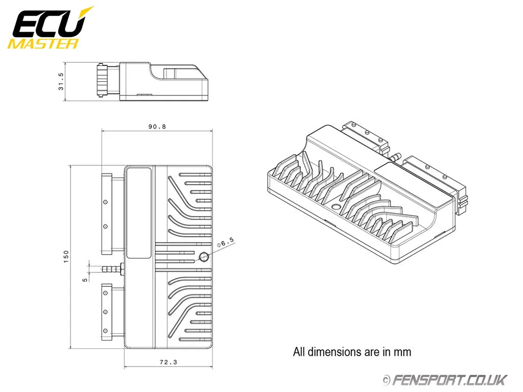 ECUMaster - EMU Black ECU - Engine Management
