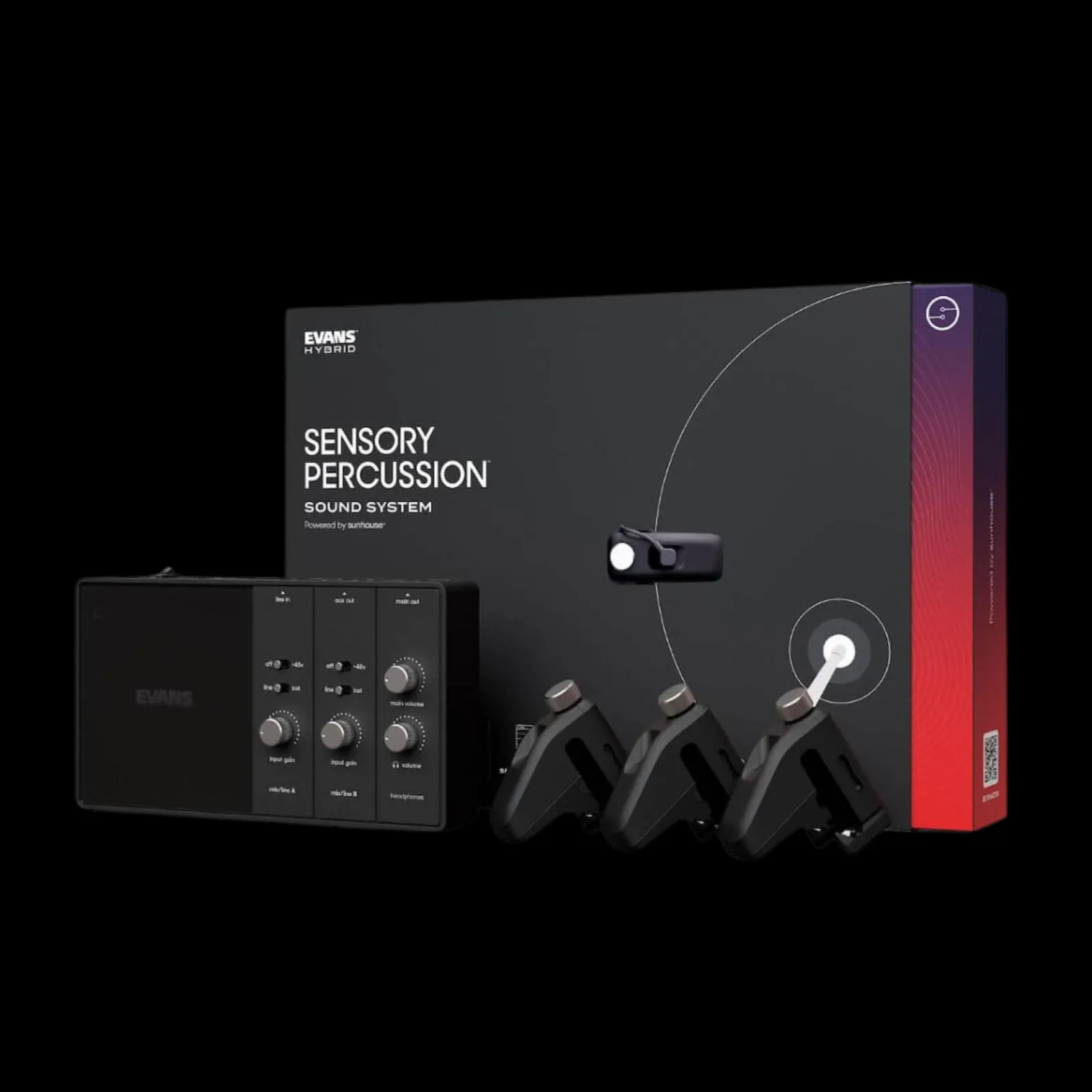 Evans EHSP1BUNDLE Sensory Percussion Sound System Bundle