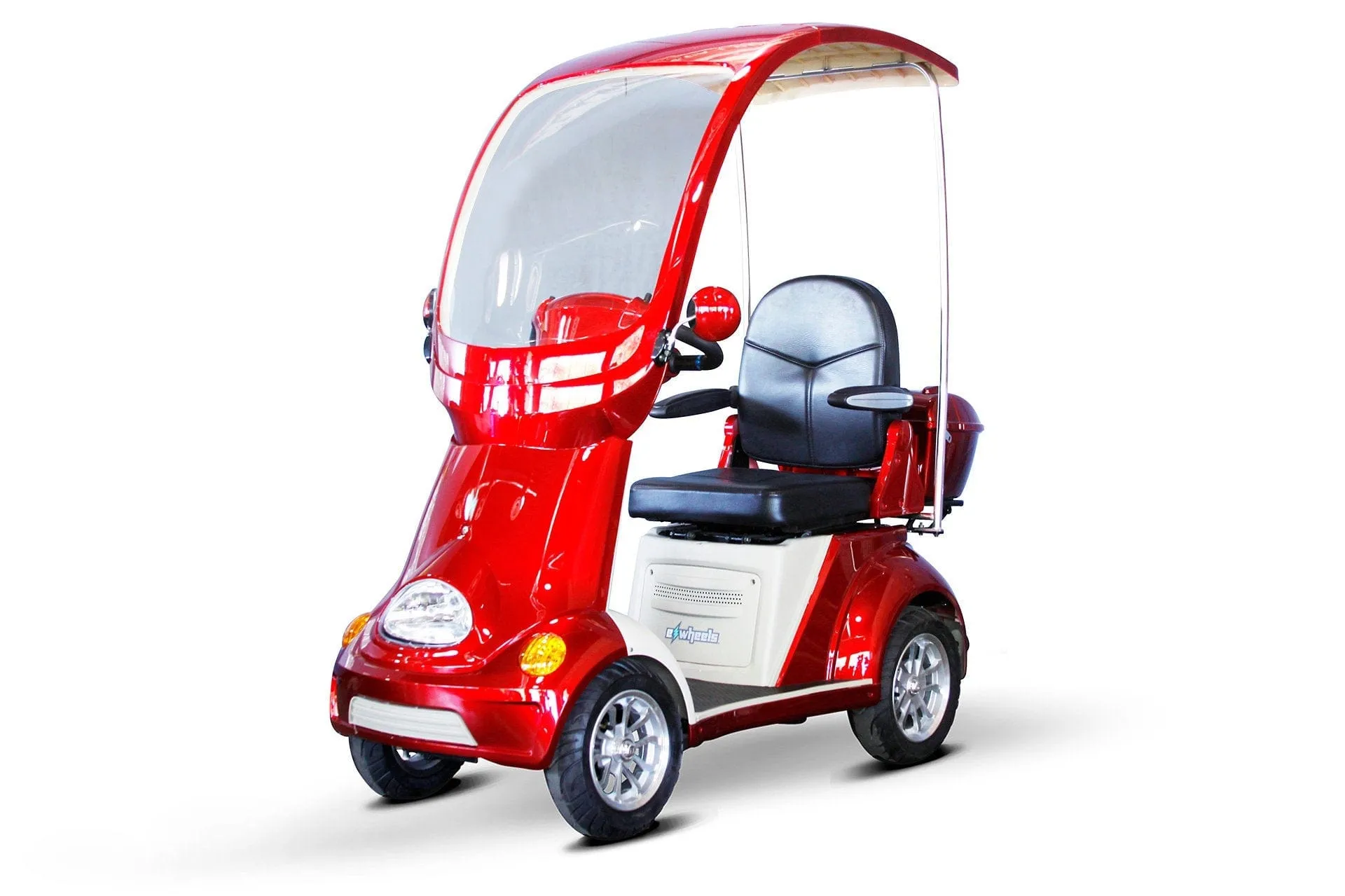 Ewheels EW-54 4-Wheel Full Covered Electric Scooter with 500 lb. Capacity